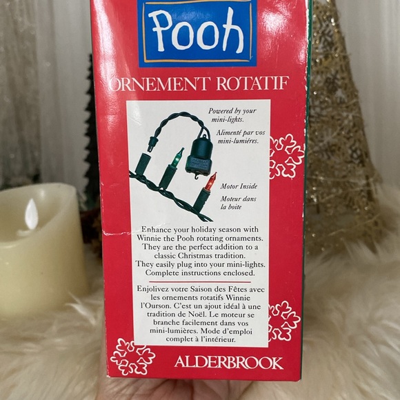 Vintage 1989 Alderbrook/noma rotating Winnie the Pooh Tigger rotating ornament - Picture 3 of 10